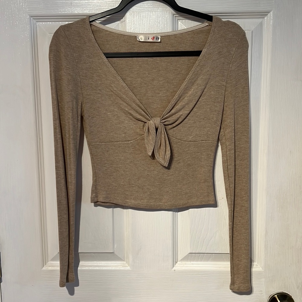 Long Sleeve Crop Top